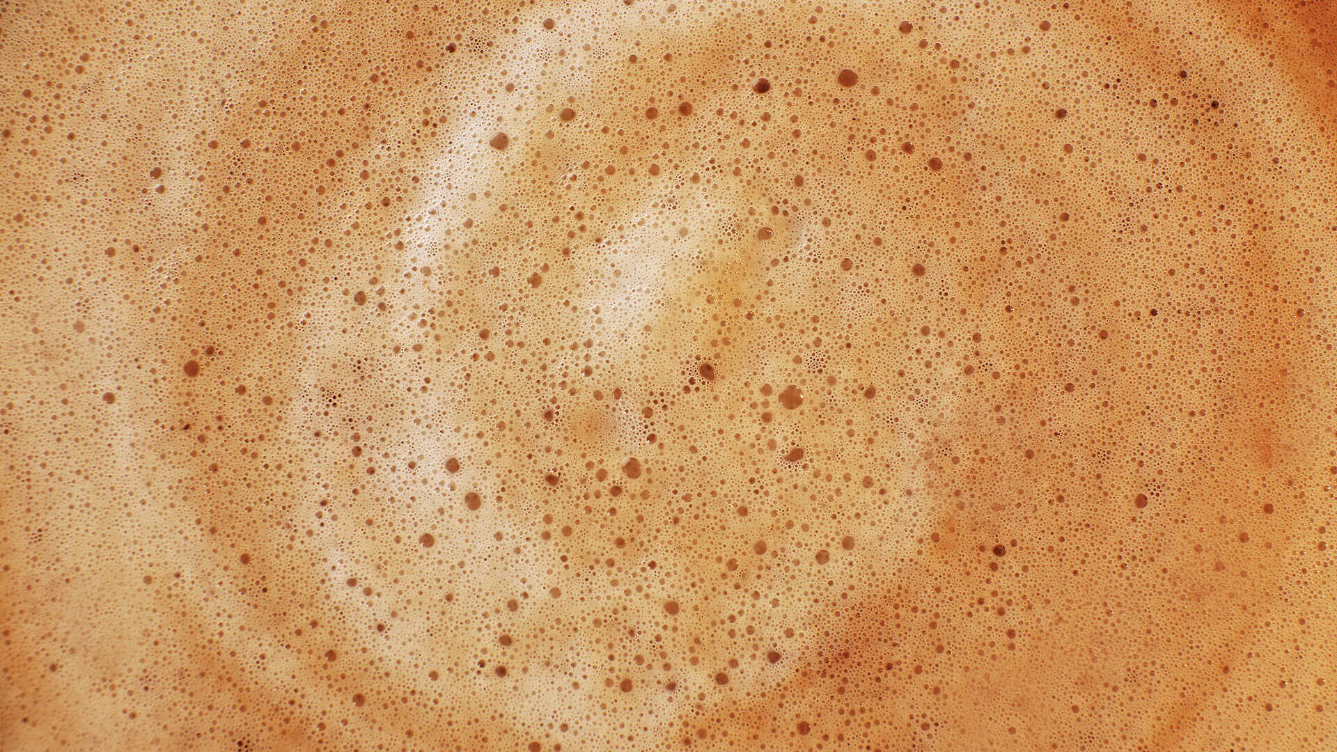 Close-up of espresso crema