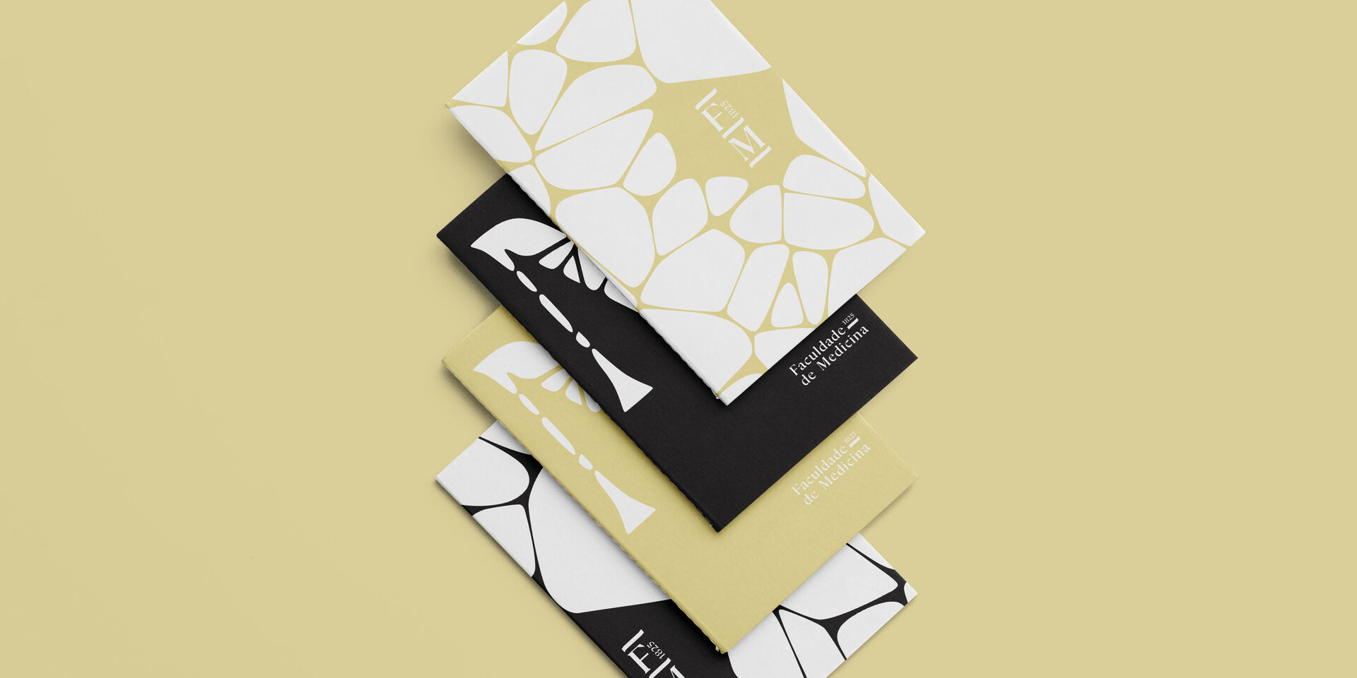 FMUL stationery in yellow and black
