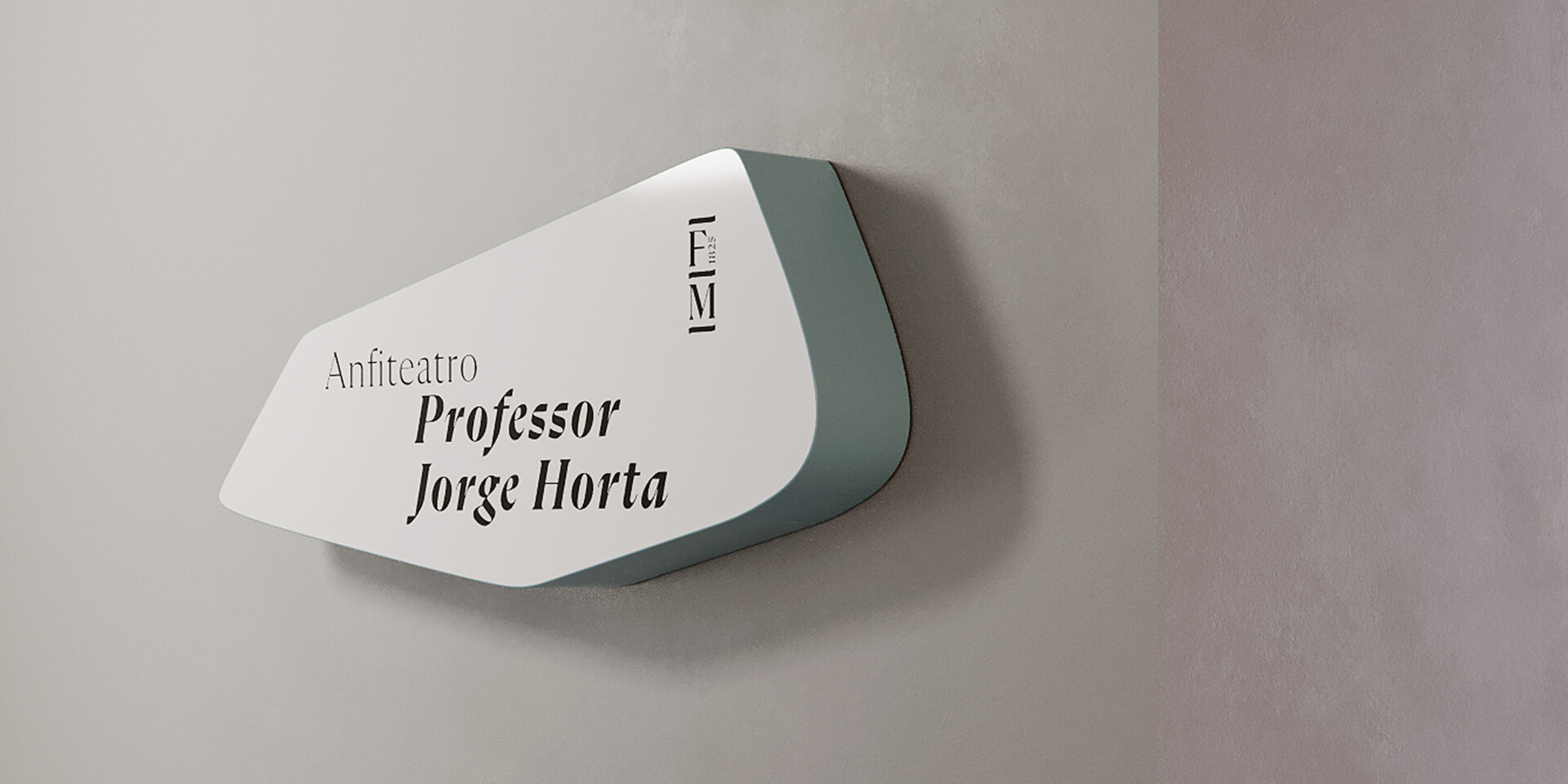Cellular office sign for a professor