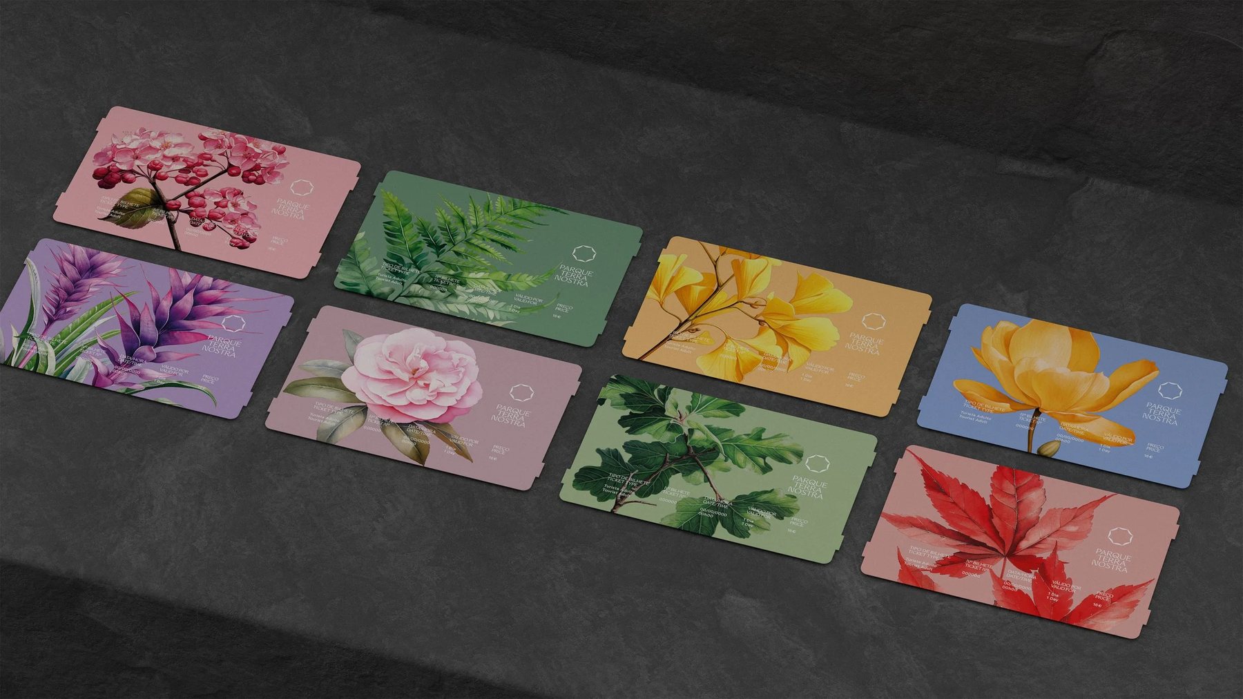 Illustrated Terra Nostra Park entry tickets