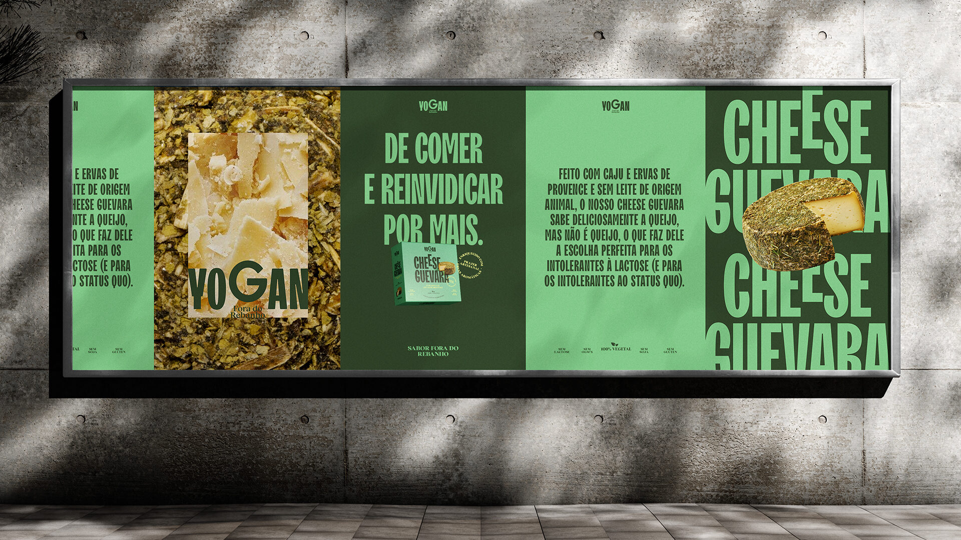 Yogan street posters with Cheese Guevara